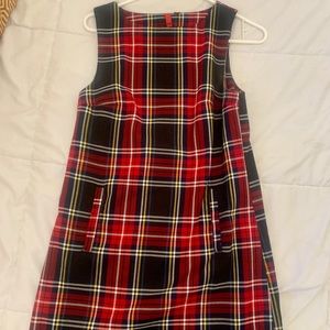 Plaid mini dress